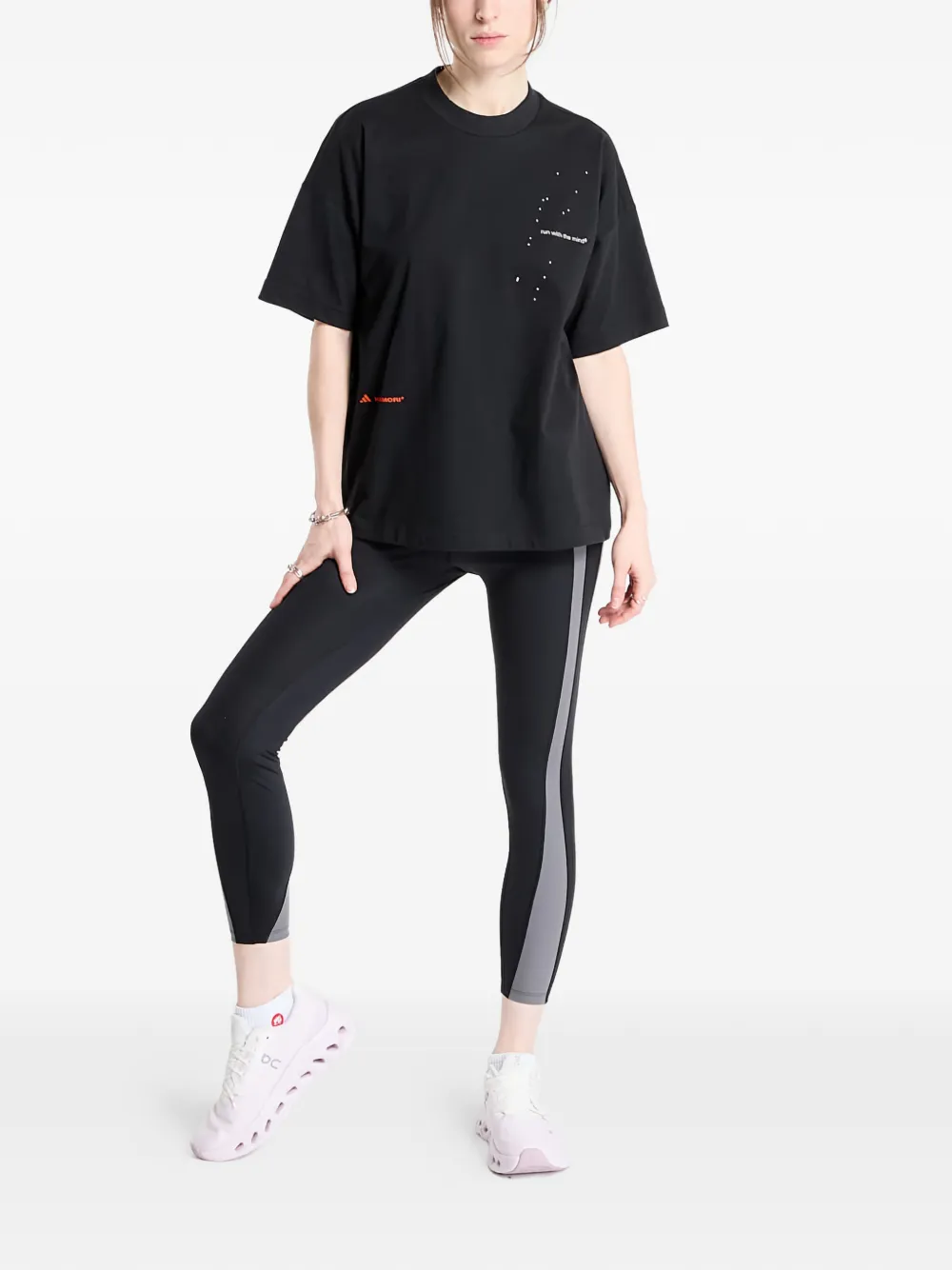 Беговая футболка Adi365 H.Koumori Adidas, черный — фото 2