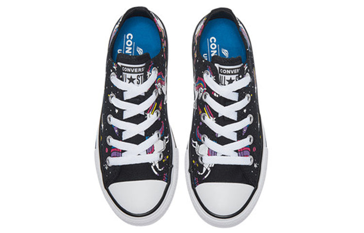 Кеды Converse Chuck Taylor All Star Rainbow Unicorn Black Sneakers 'Black' — фото 3