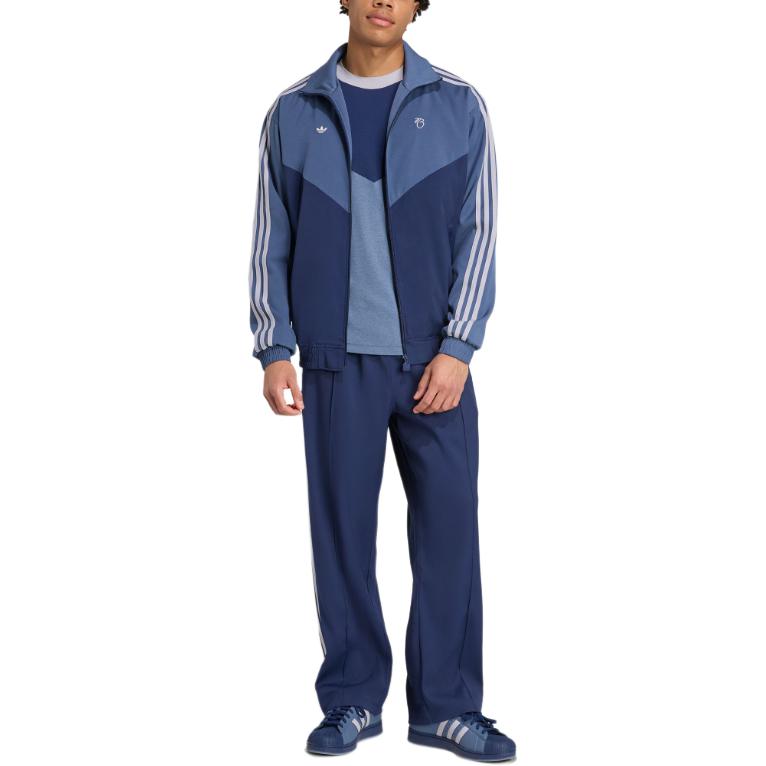 Adidas Originals Куртка мужская, Medium Blue Gray/Navy Blue — фото 3