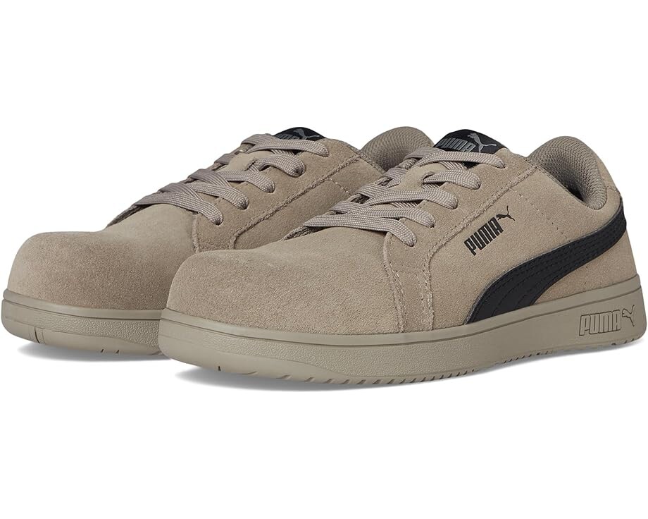 

Ботинки PUMA Safety Iconic Suede Low EH, цвет Stone