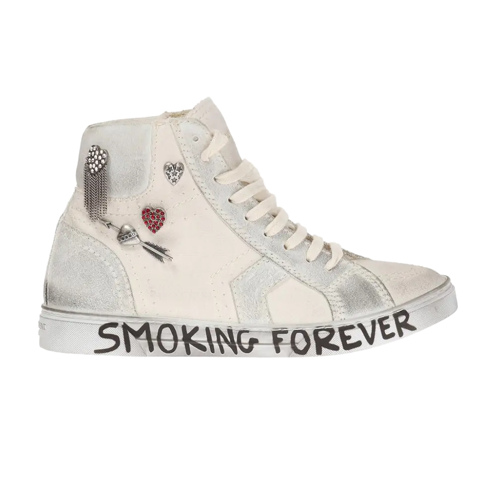 Высокие кроссовки Saint Laurent Wmns Joe High, белый