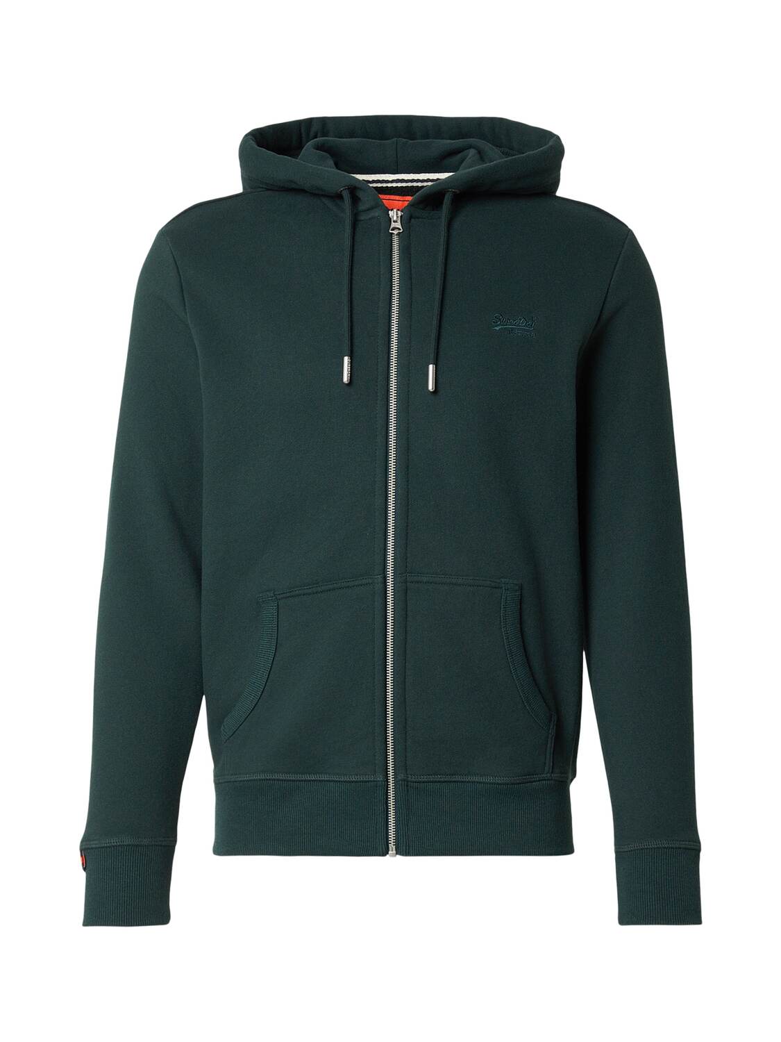 

Superdry & Co Толстовка с молнией 'Essential' в изумрудном цвете