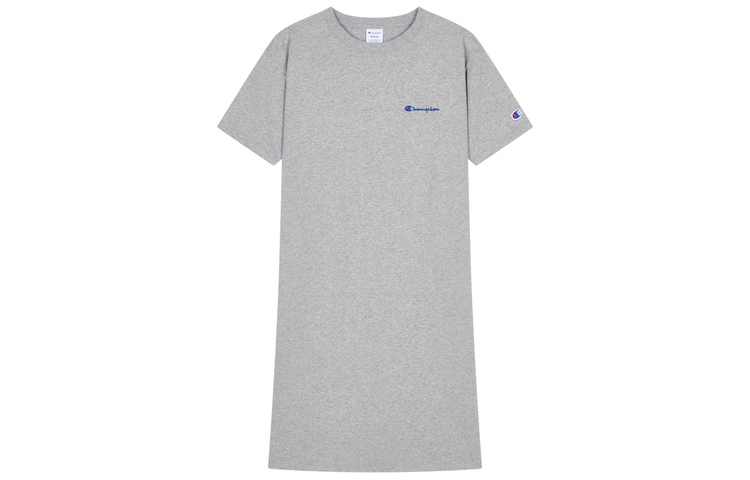 

Короткое платье с короткими рукавами Japan Version Champion, светло-серый