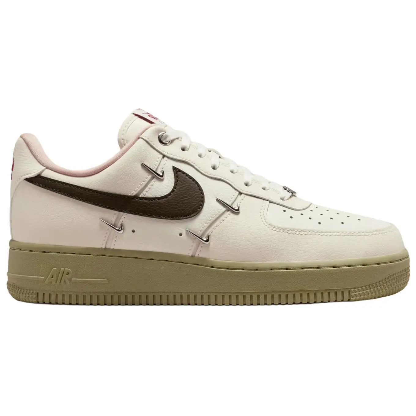 Nike Низкие скейтбордистские кроссовки Air Force 1, унисекс, белый — фото 3