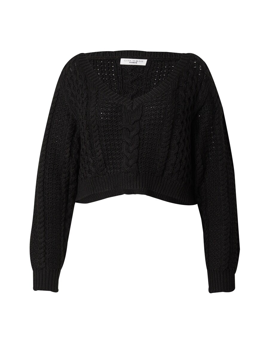

Тонкий вязаный свитер CITA MAASS co-created by ABOUT YOU Sweater, черный