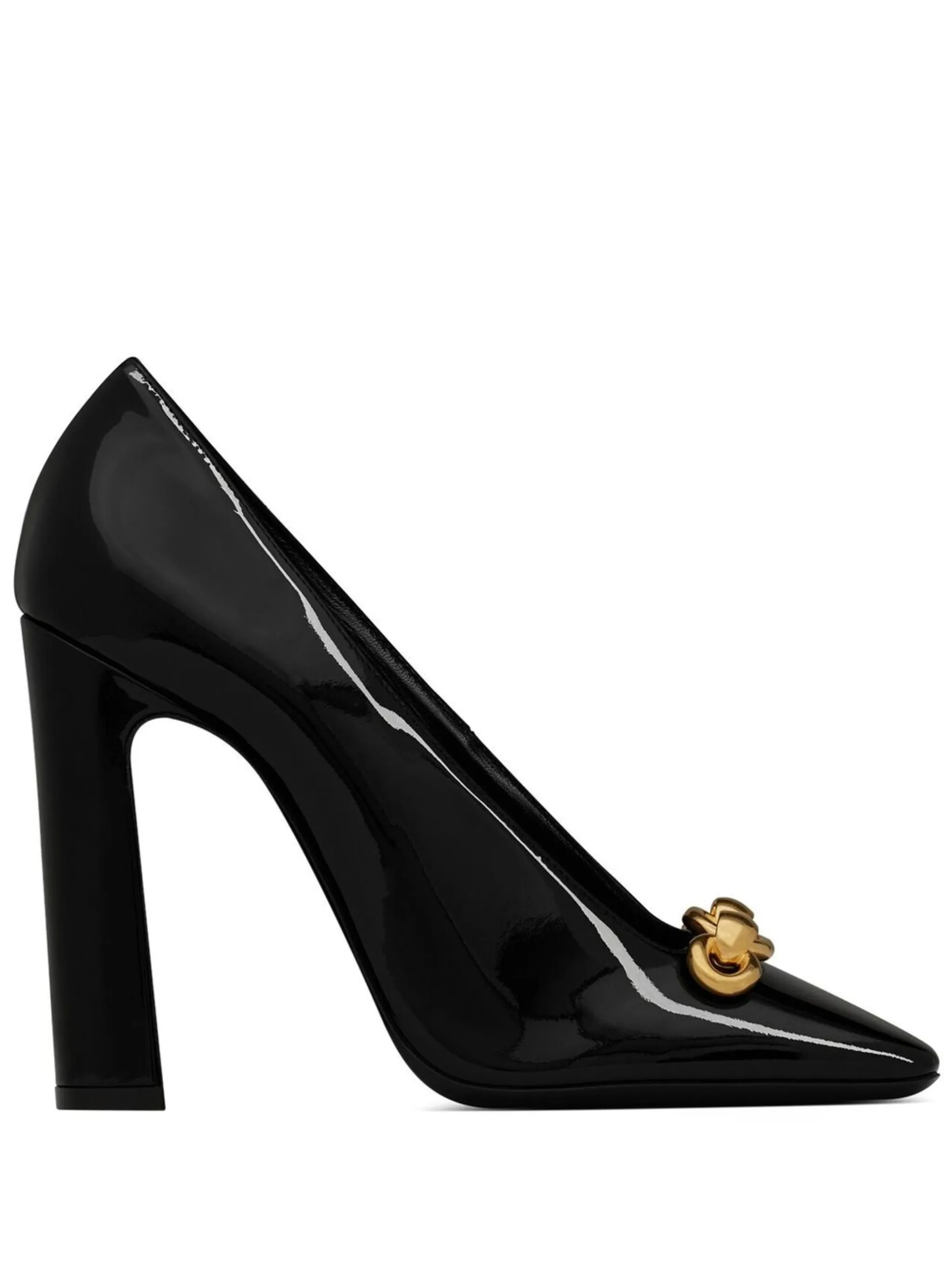 Туфли Swing с цепочкой Saint Laurent, черный