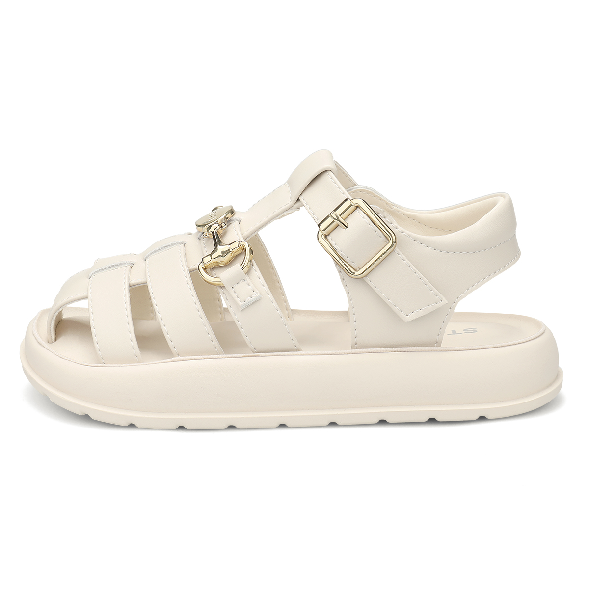 

Противоскользящие и дышащие детские сандалии ST&SAT KIDS, экрю