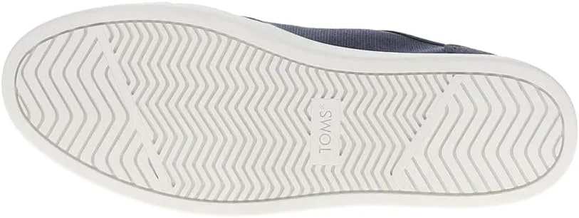 Мужские кеды TOMS Carlo 2.0 на шнуровке - черные, темно-синий — фото 4