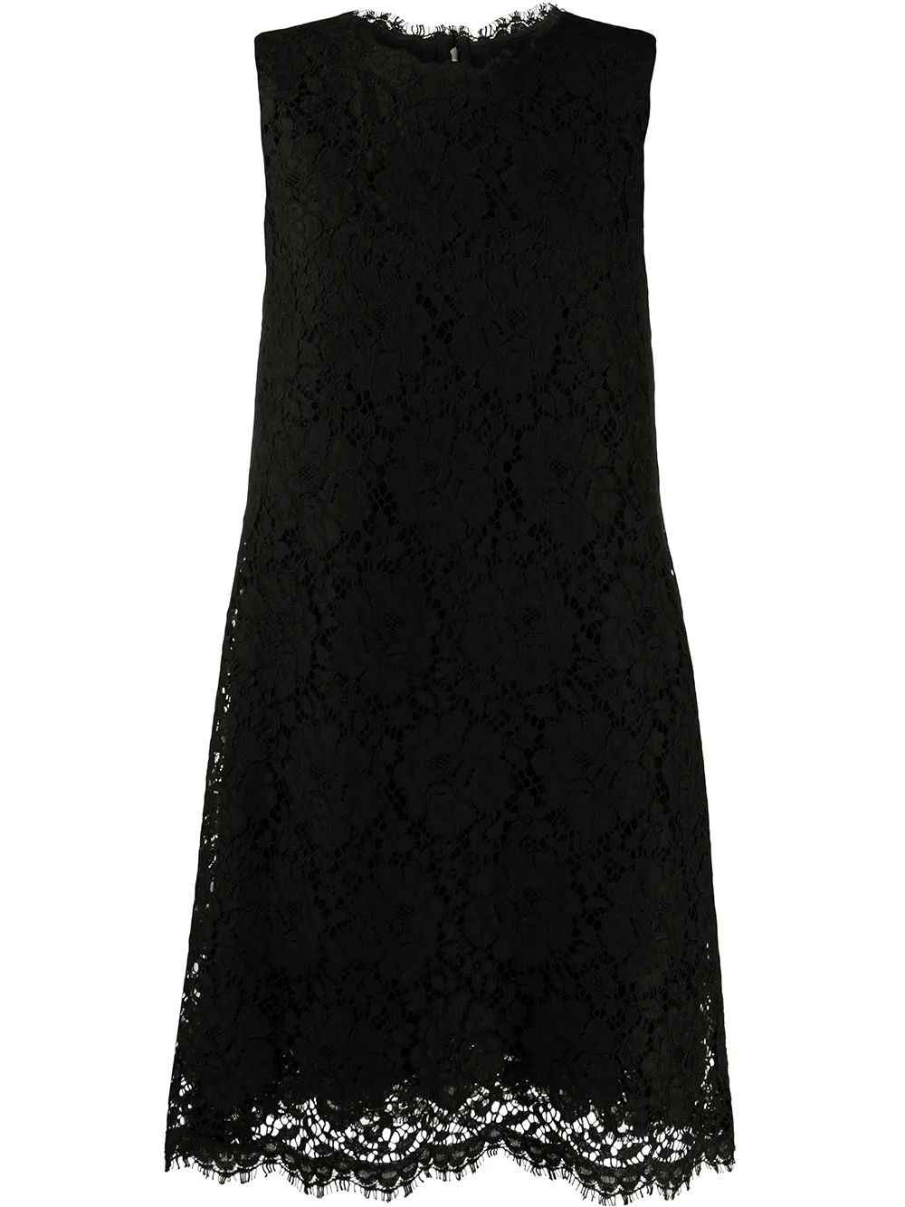 

Кружевное платье-трапеция DOLCE & GABBANA, черный