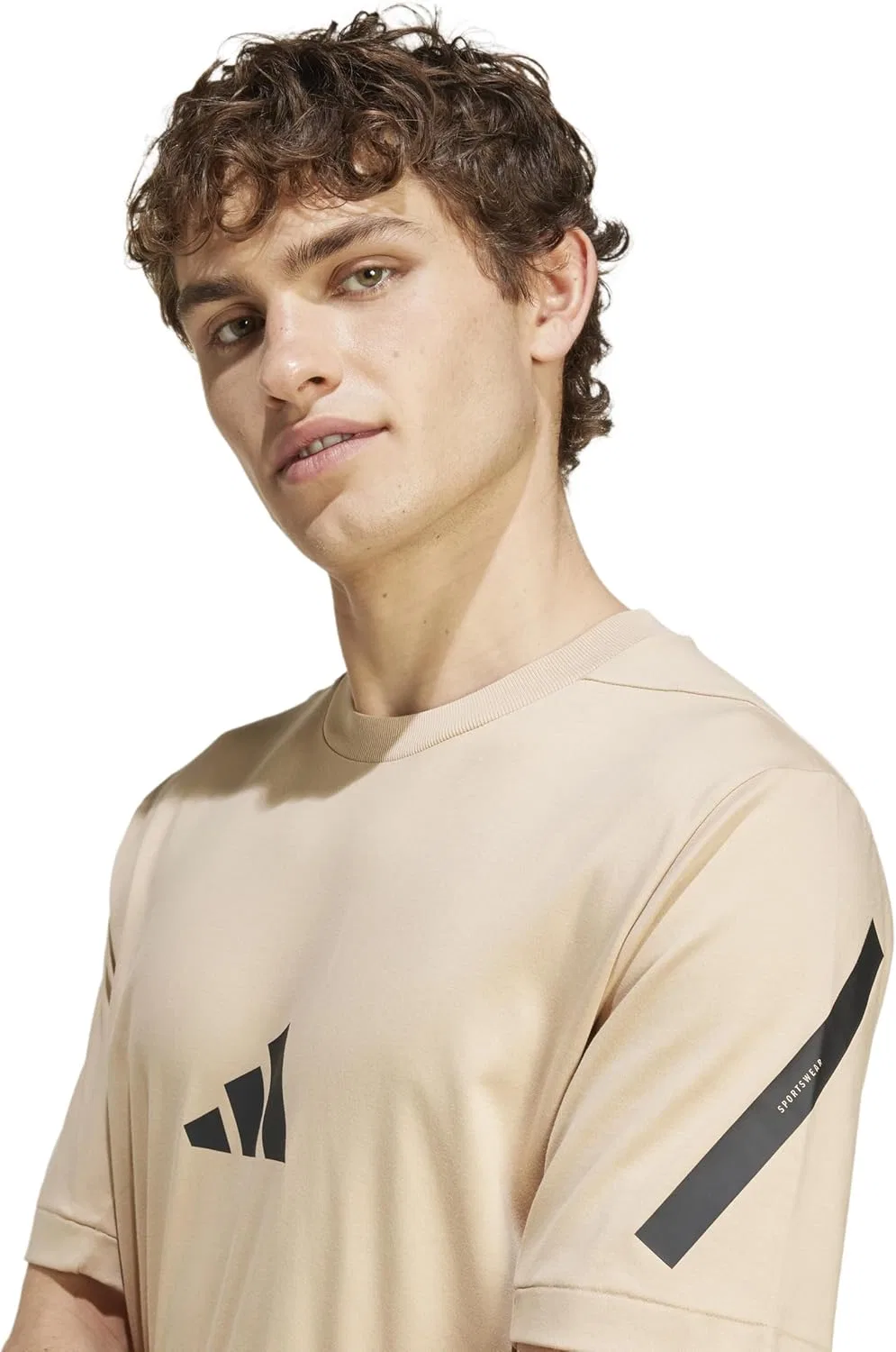 Футболка Adidas Mens Z.n.e, бежевый — фото 3