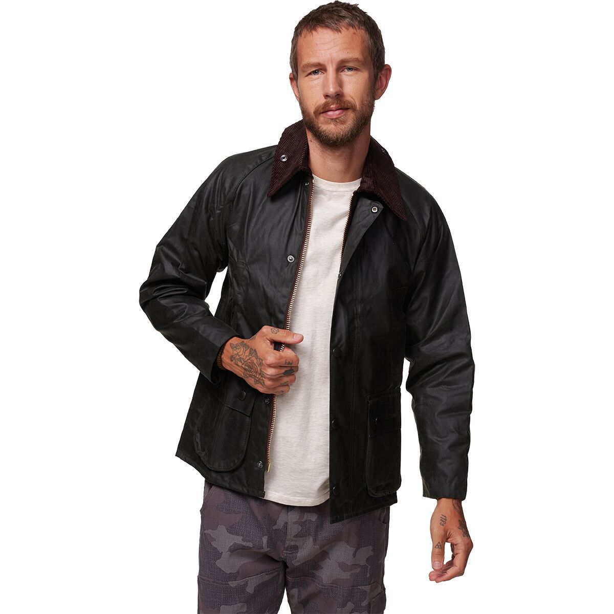 

Вощеная куртка Bedale Barbour, цвет sage