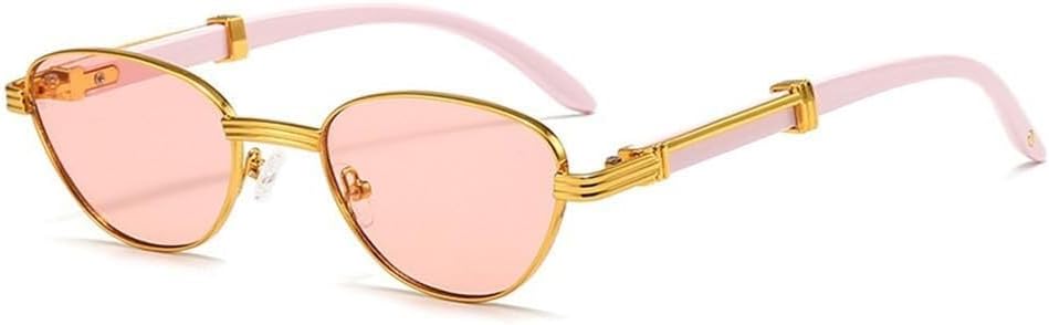 

Солнцезащитные очки «кошачий глаз» для женщин, прозрачные градиентные линзы, защита от ультрафиолета UV400 для мужчин, для занятий спортом на открытом воздухе, бега и езды на велосипеде LXLHWN, Golden Pink