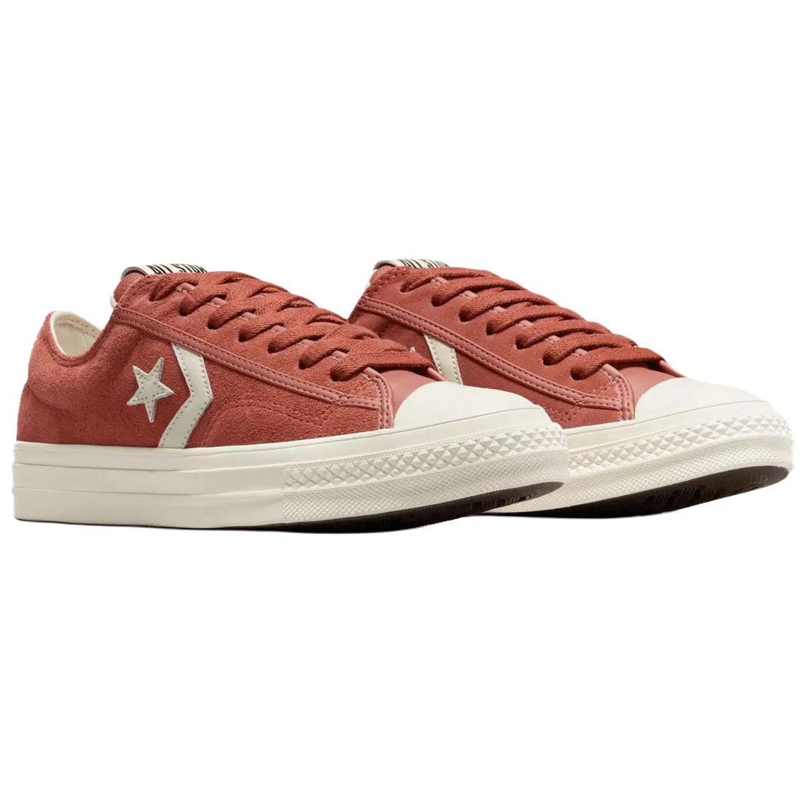 Кеды Converse Star Player 76 Suede Low оранжевые — фото 4