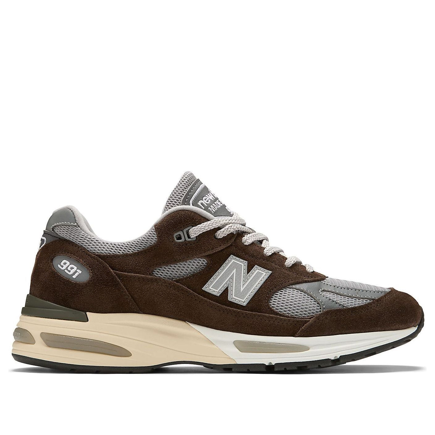Кроссовки New Balance 991v2 Made in UK 'Slate Black Alloy Smoked Pearl' — фото 2