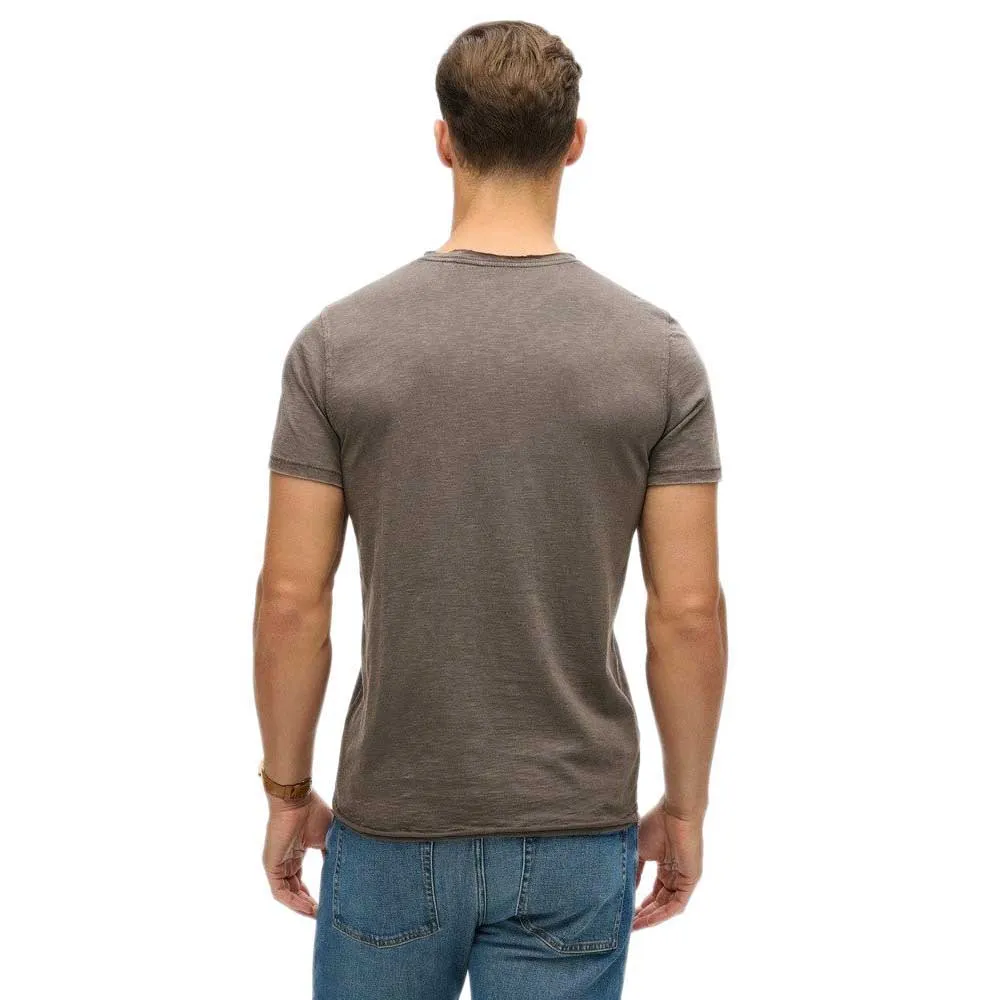 Футболка с коротким рукавом Superdry Raw Edge Slub, серый — фото 2