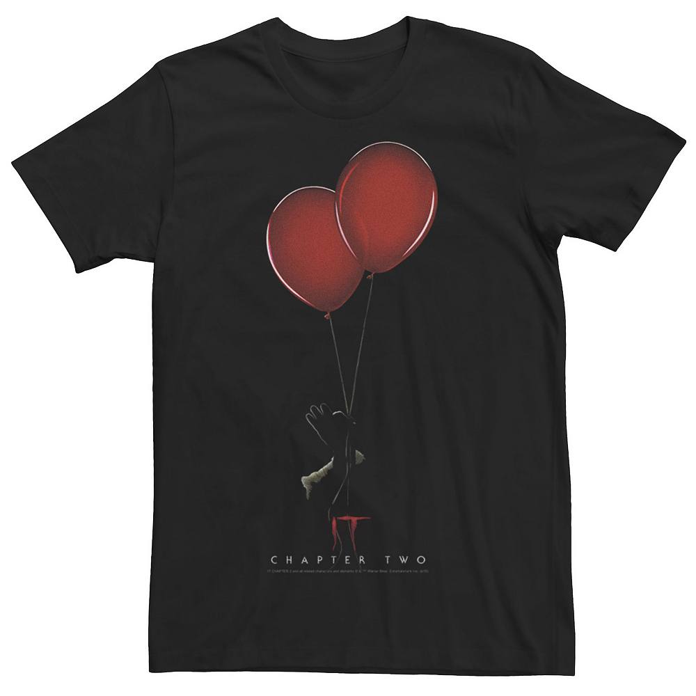 

Мужская футболка IT Chapter 2 Pennywise Holding Balloon Licensed Character, черный