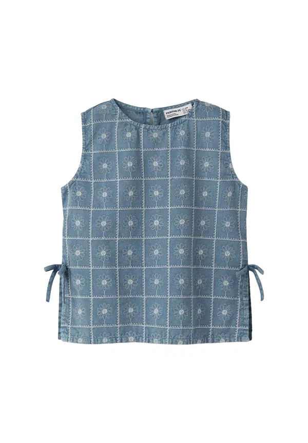 Топ Name It Chambray, выцветший деним — фото 3