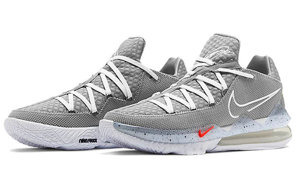 Кроссовки Nike LeBron 17 Low EP 'Particle Grey', серый — фото 3