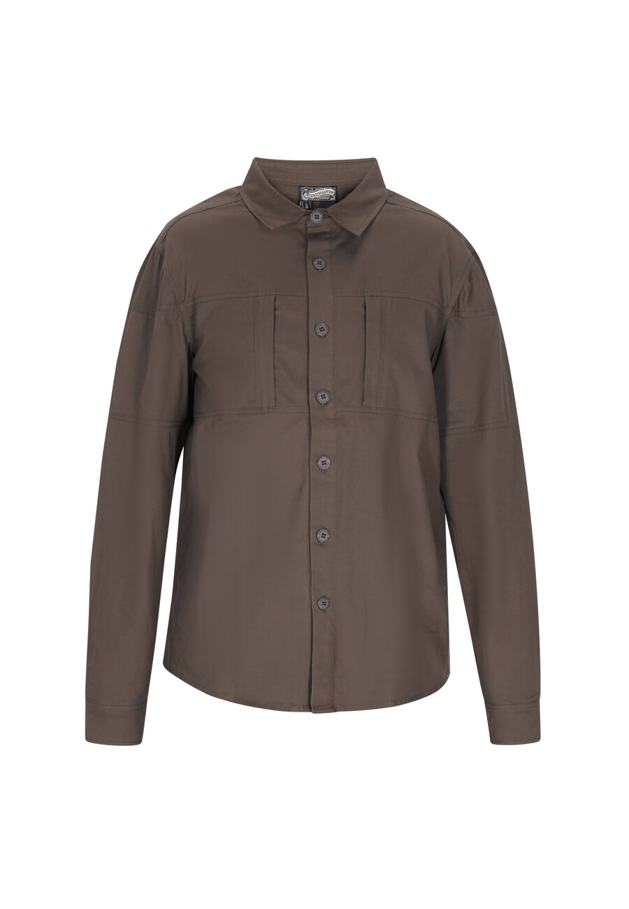 

Рубашка на пуговицах классического кроя DreiMaster Vintage, Muddy Colored