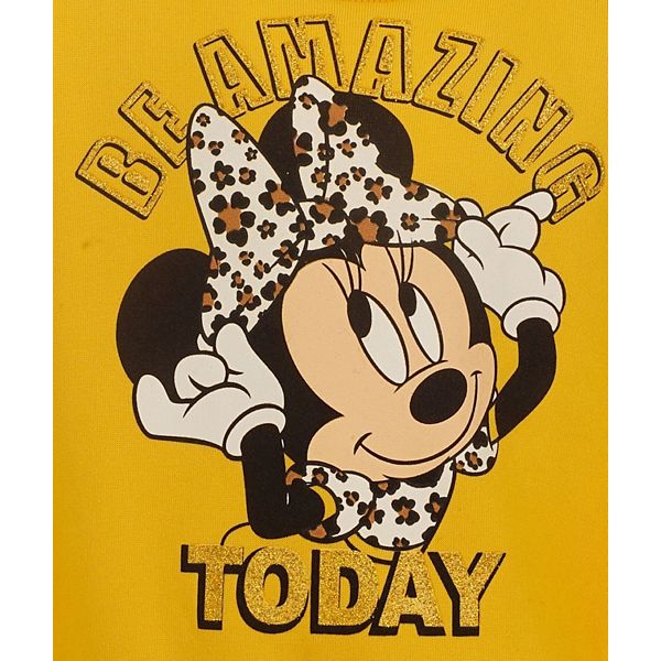 Комплект свитшот и леггинсы Disney Minnie Mouse Imagikids, Red Black — фото 3