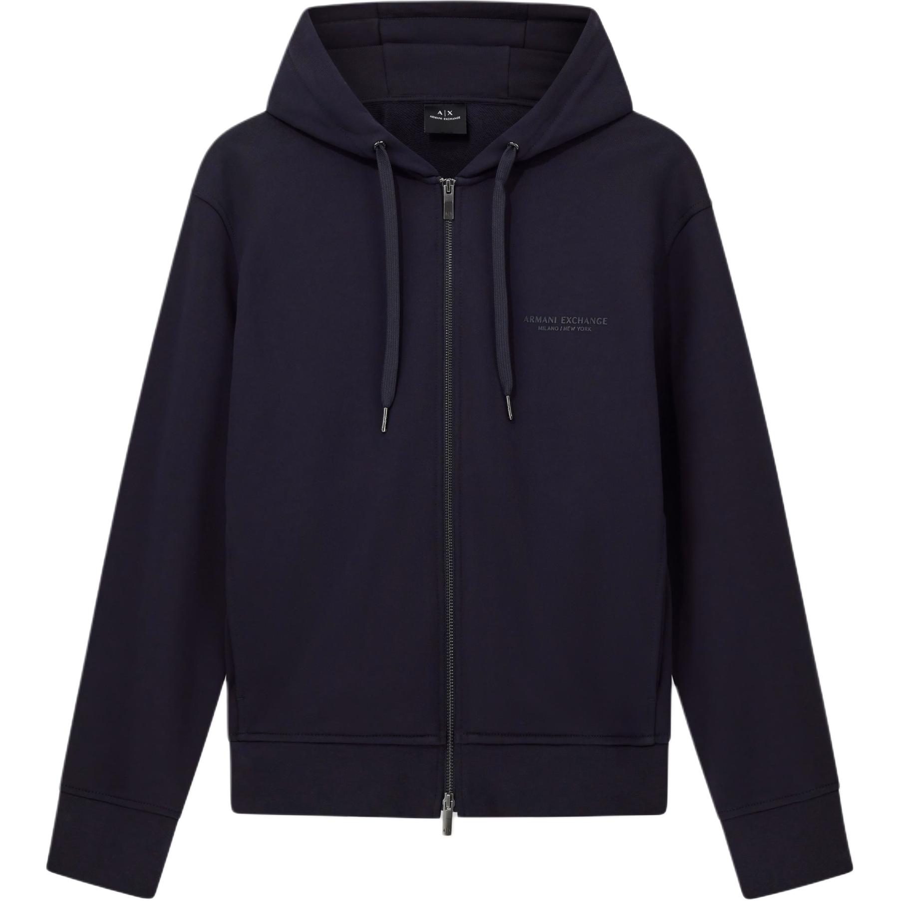 

Толстовка AE SS25 мужская ARMANI EXCHANGE, темно-синий