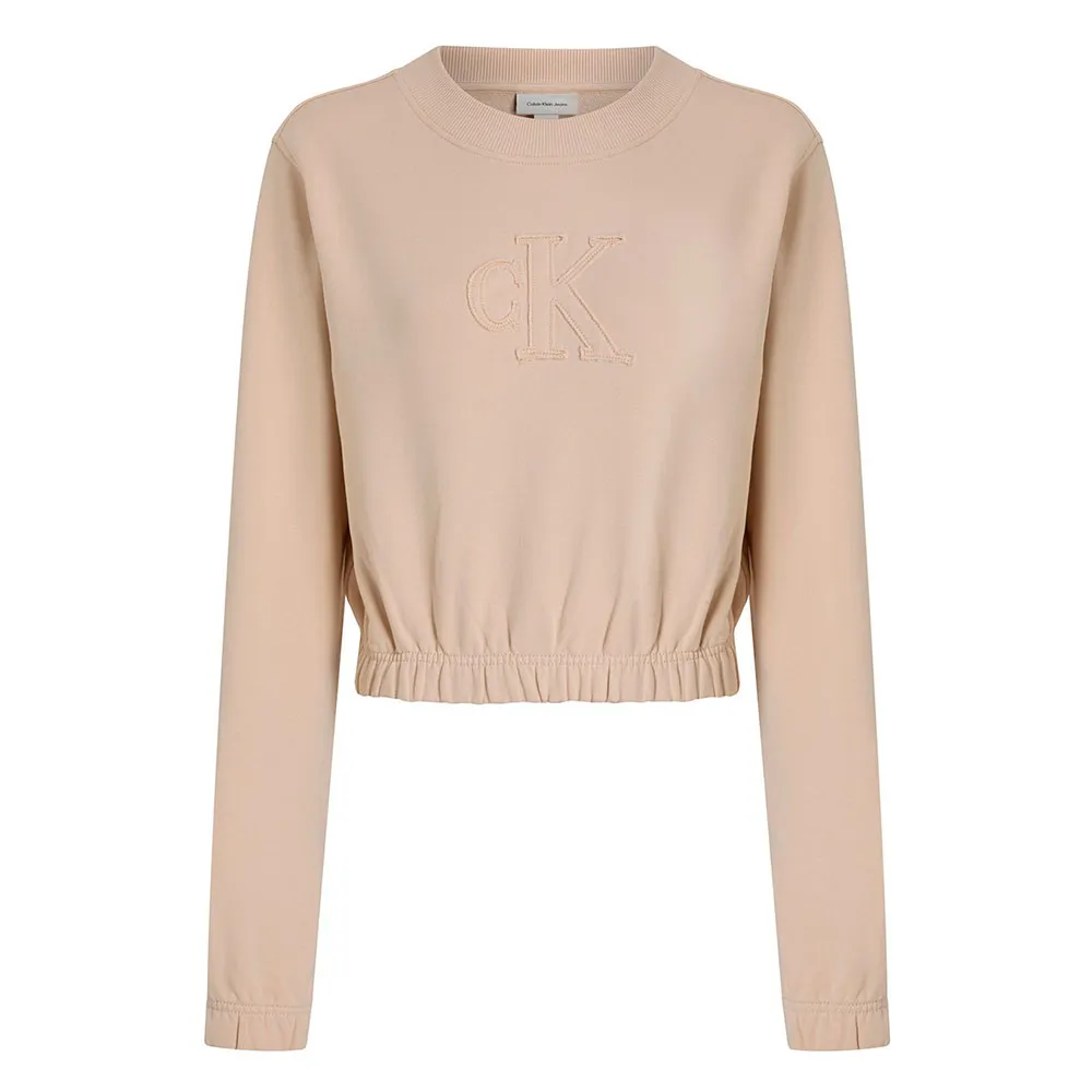 

Толстовка Calvin Klein J20J225363 Cropped Fit, бежевый