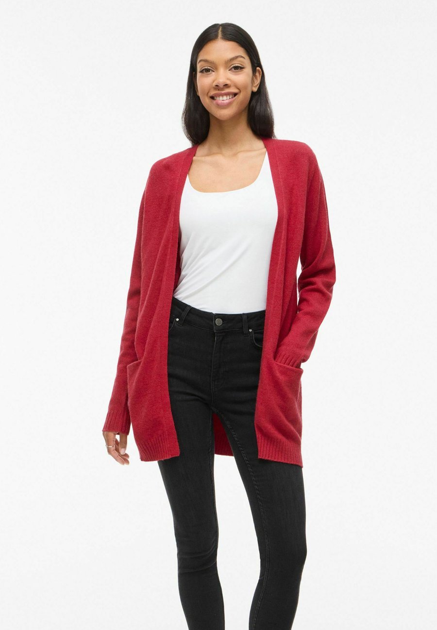 

Кардиган VILA VIRIL OPEN , Jester Red/Red