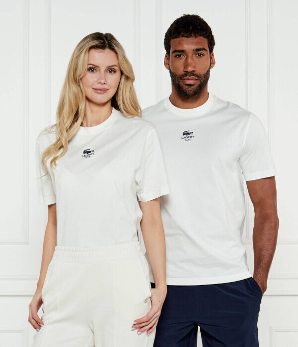 

Футболка Lacoste классического кроя, белый