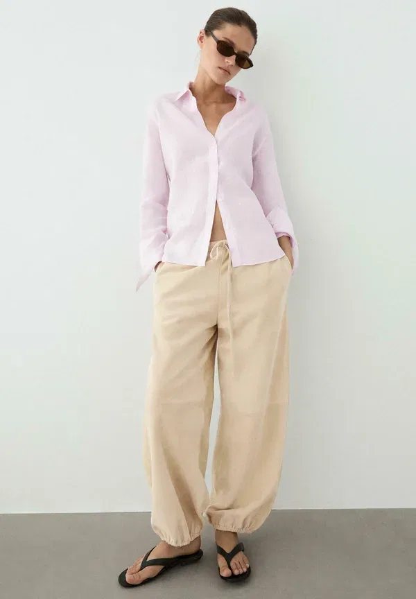 Блуза Massimo Dutti, светло-розовый