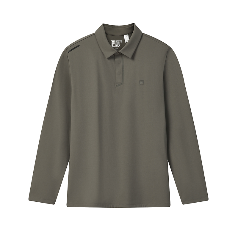 

FILA Белая поло мужская Ebony Brown