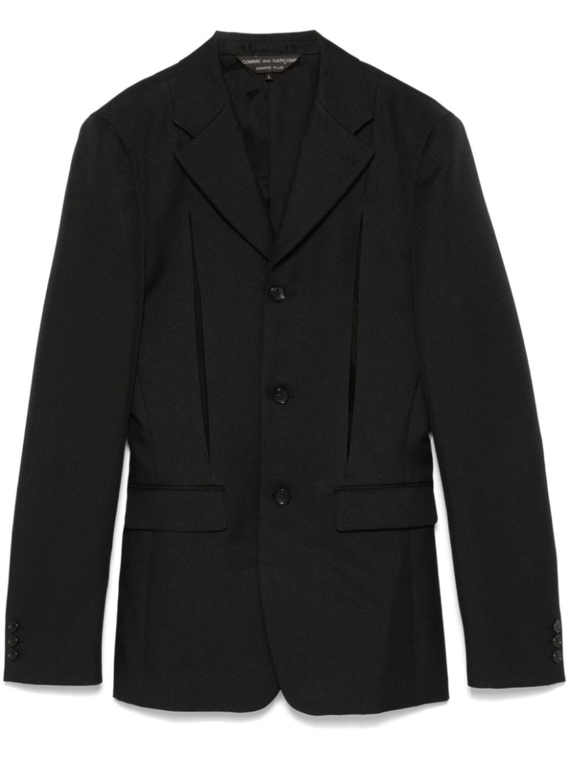

Comme des Garçons Homme Plus пиджак с вырезом, черный