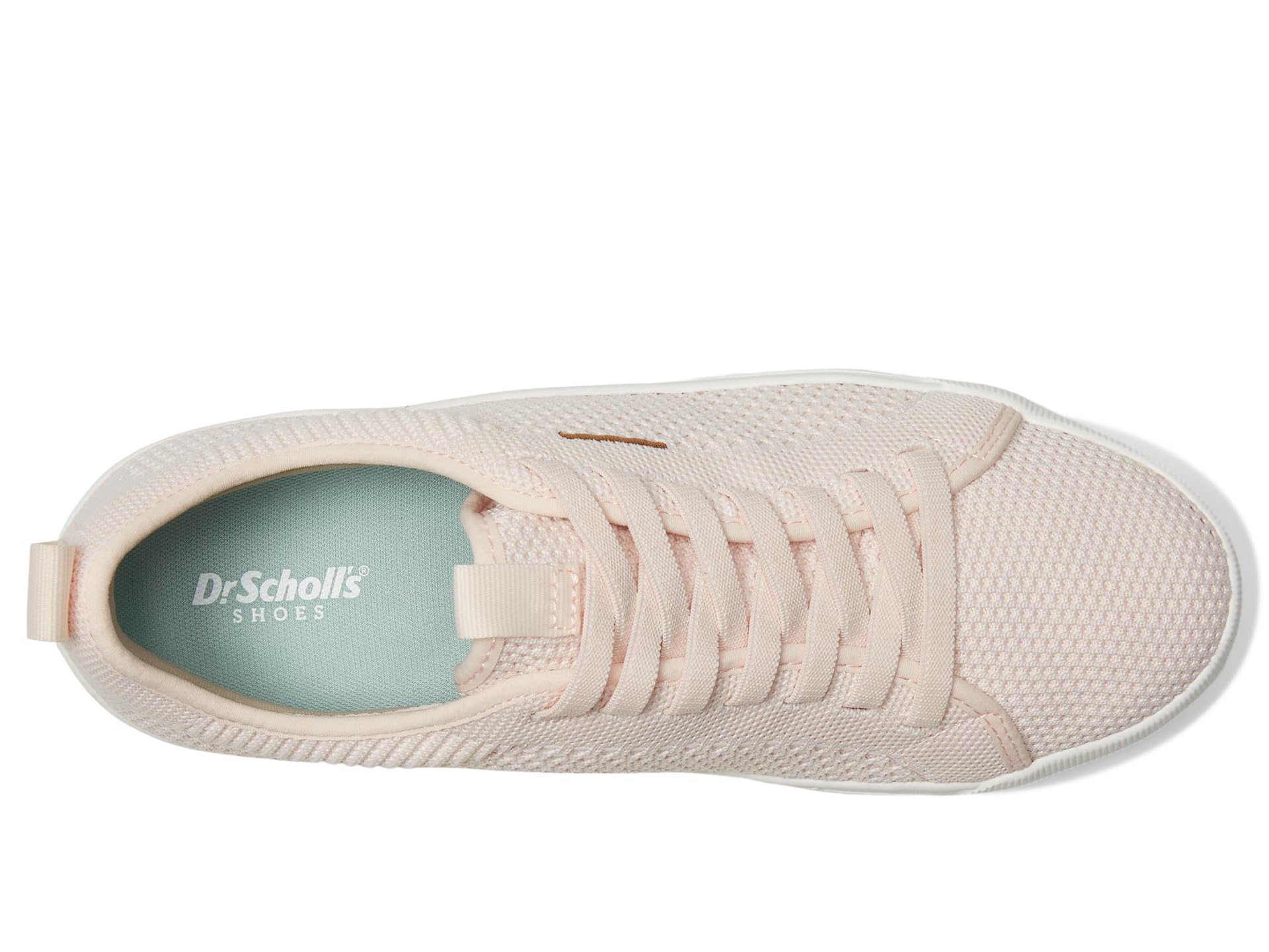 Кроссовки Dr. Scholl's Time Off Knit Lace-Up, цвет Petal Pink Faux Leather — фото 2