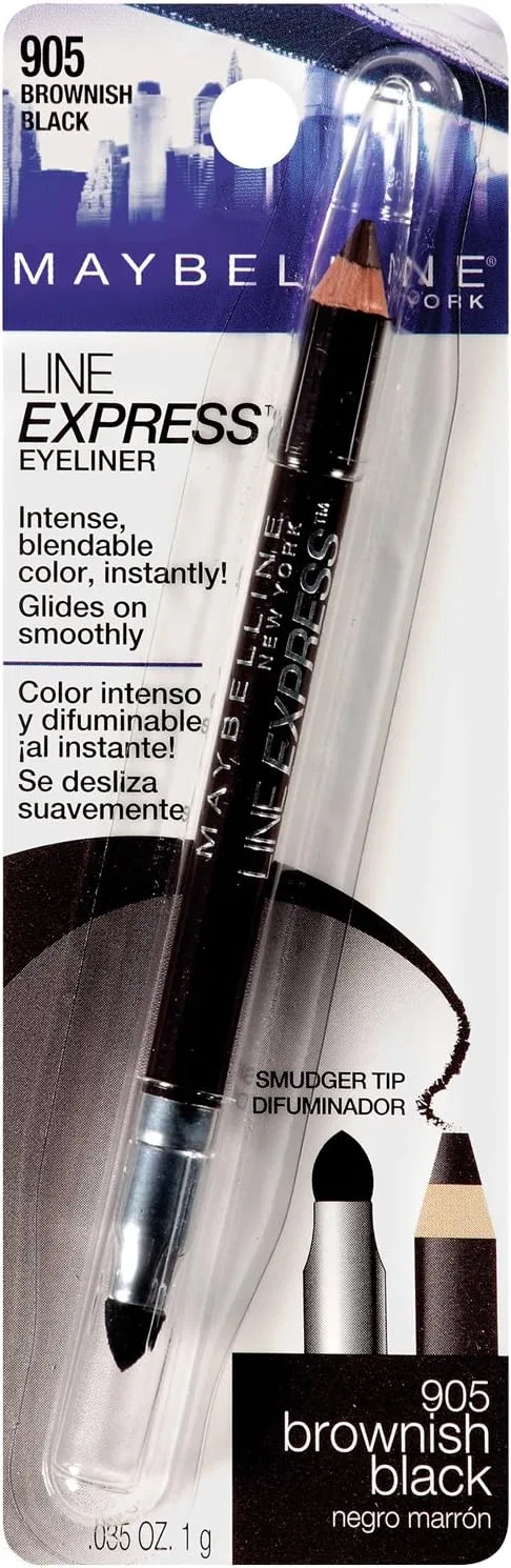 Подводка для глаз Maybelline Express Eyeliner, 1 шт, 1.36 г, коричнево-черный — фото 2