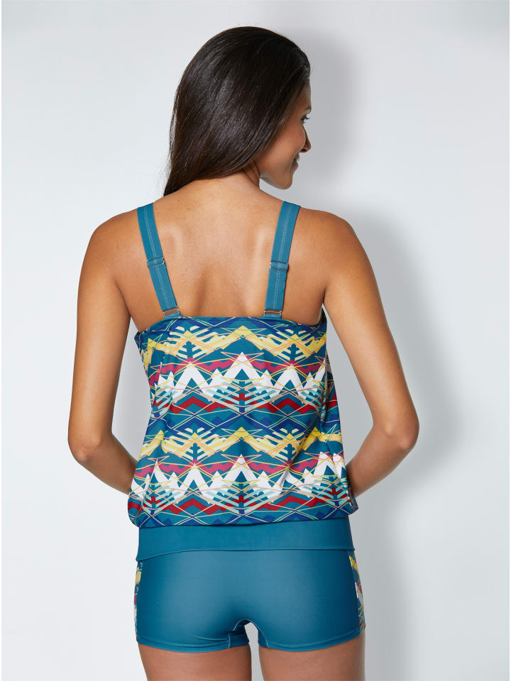 

Топ танкини свободного кроя с топазовым узором WITT WEIDEN