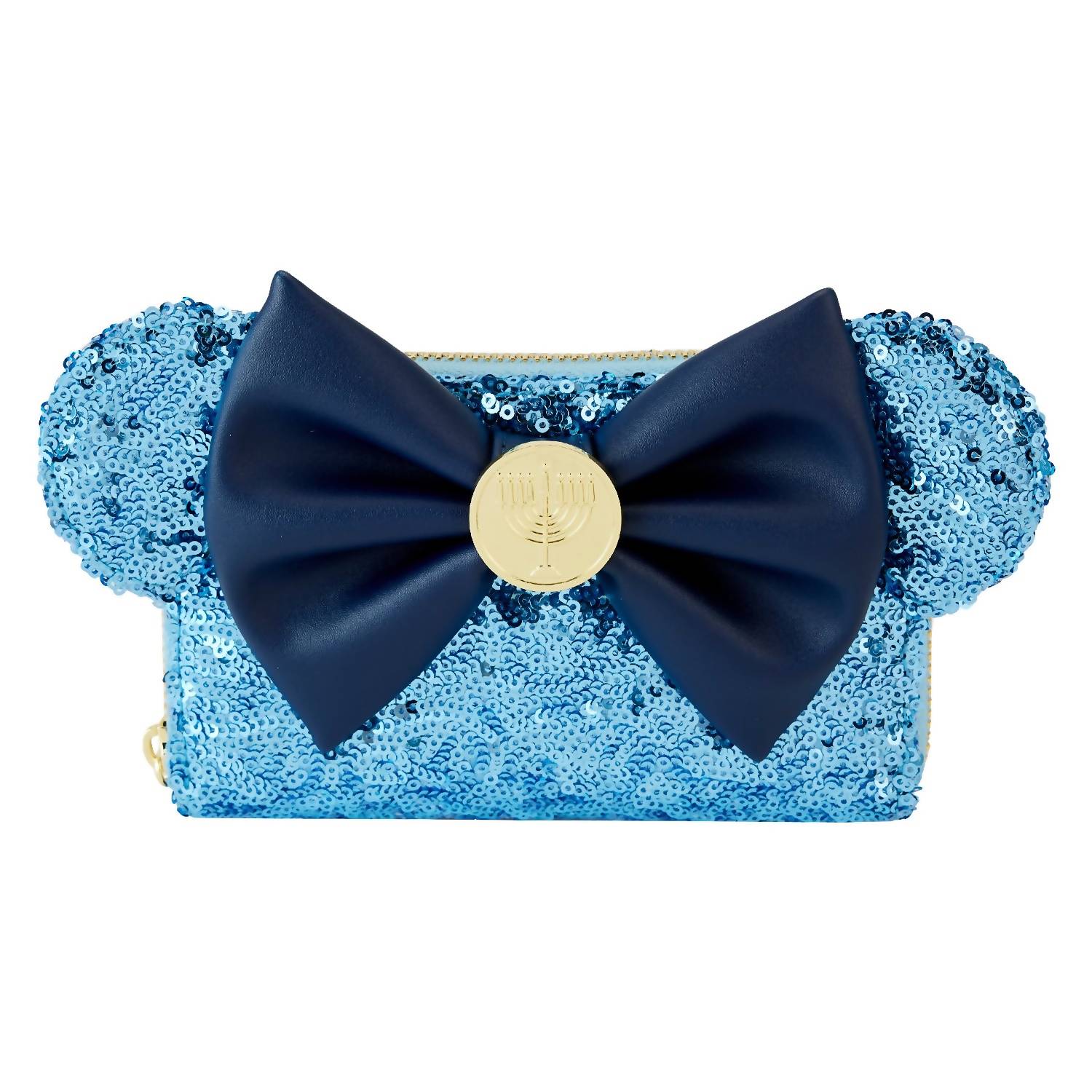 

Женский кошелек Minnie Mouse Hanukkah Menorah в синем цвете Loungefly