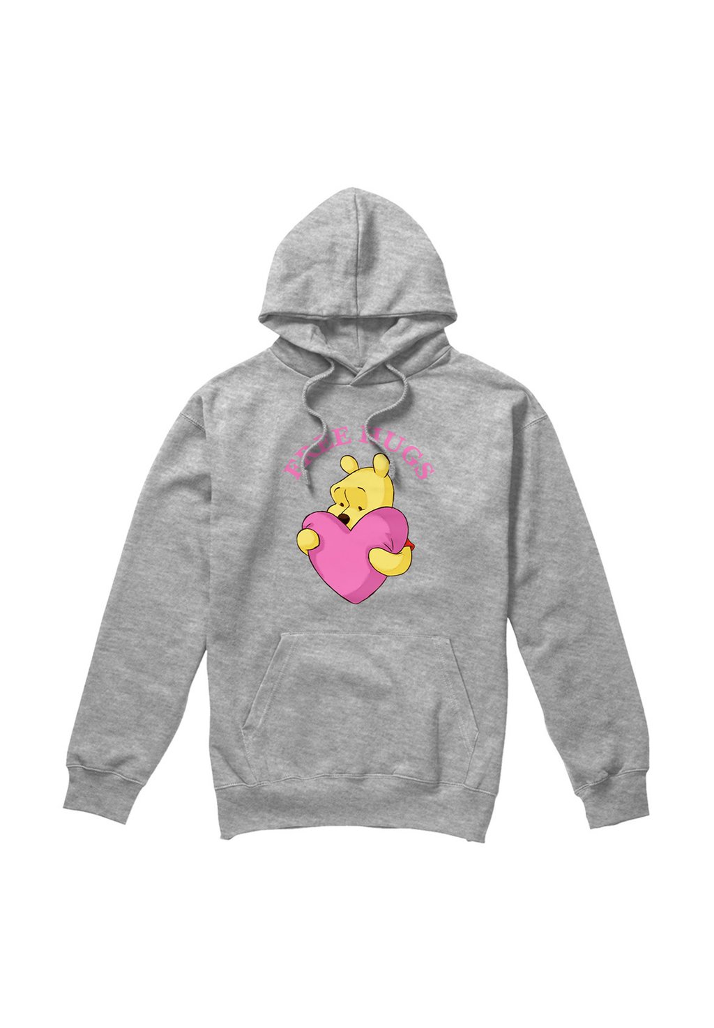 

Толстовка WINNIE THE POOH FREE HUGS VALENTINE S DAY Disney, серый
