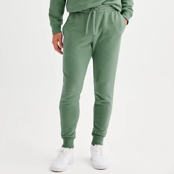 

Мужские ультрамягкие флисовые брюки средней плотности Tek Gear, цвет valiant green
