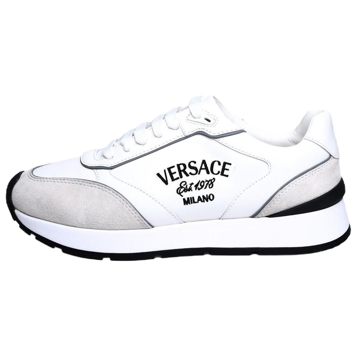 Миланские шнурованные кроссовки VERSACE, белый