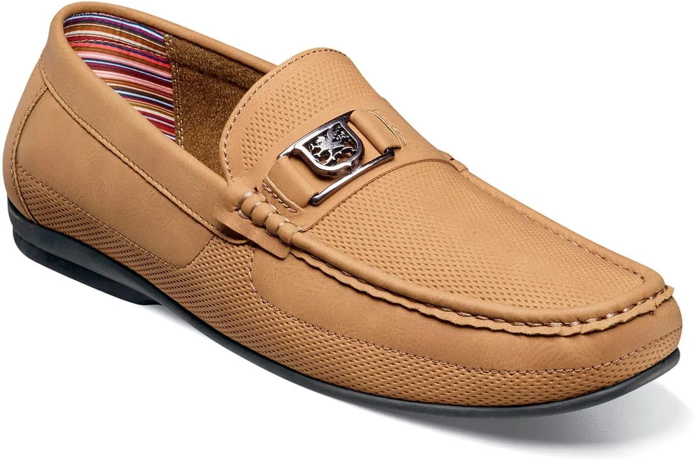 Мужские слипоны Stacy Adams Corvell Driver Loafer в стиле «водительские лоферы», Light Brown — фото 2