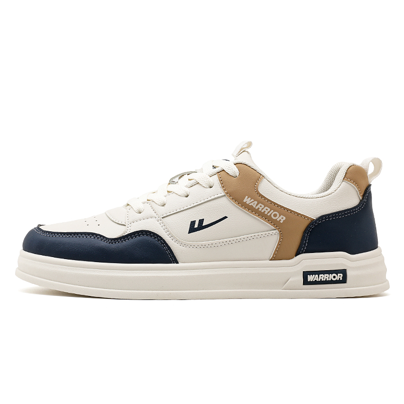 

Противоскользящие износостойкие низкие скейтерские кеды для мужчин WARRIOR, темно-синий