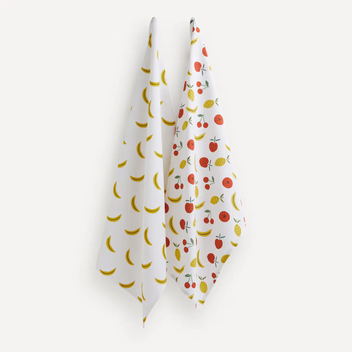 

Набор из 2 кухонных полотенец из экологически чистого хлопка Fruits: - El Corte Inglés, разноцветный