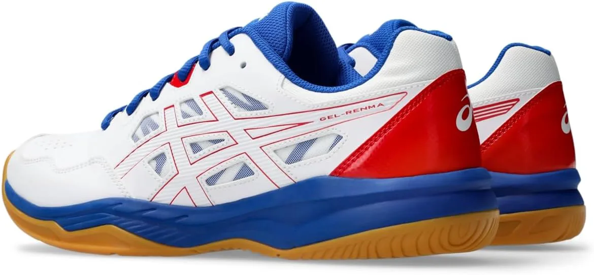 Мужские кроссовки для пинг-понга Asics Gel-RENMA, белый/красный — фото 3