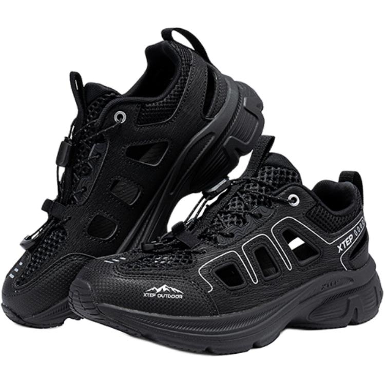 Дышащие низкие кроссовки для детей и подростков XTEP, черный — фото 2