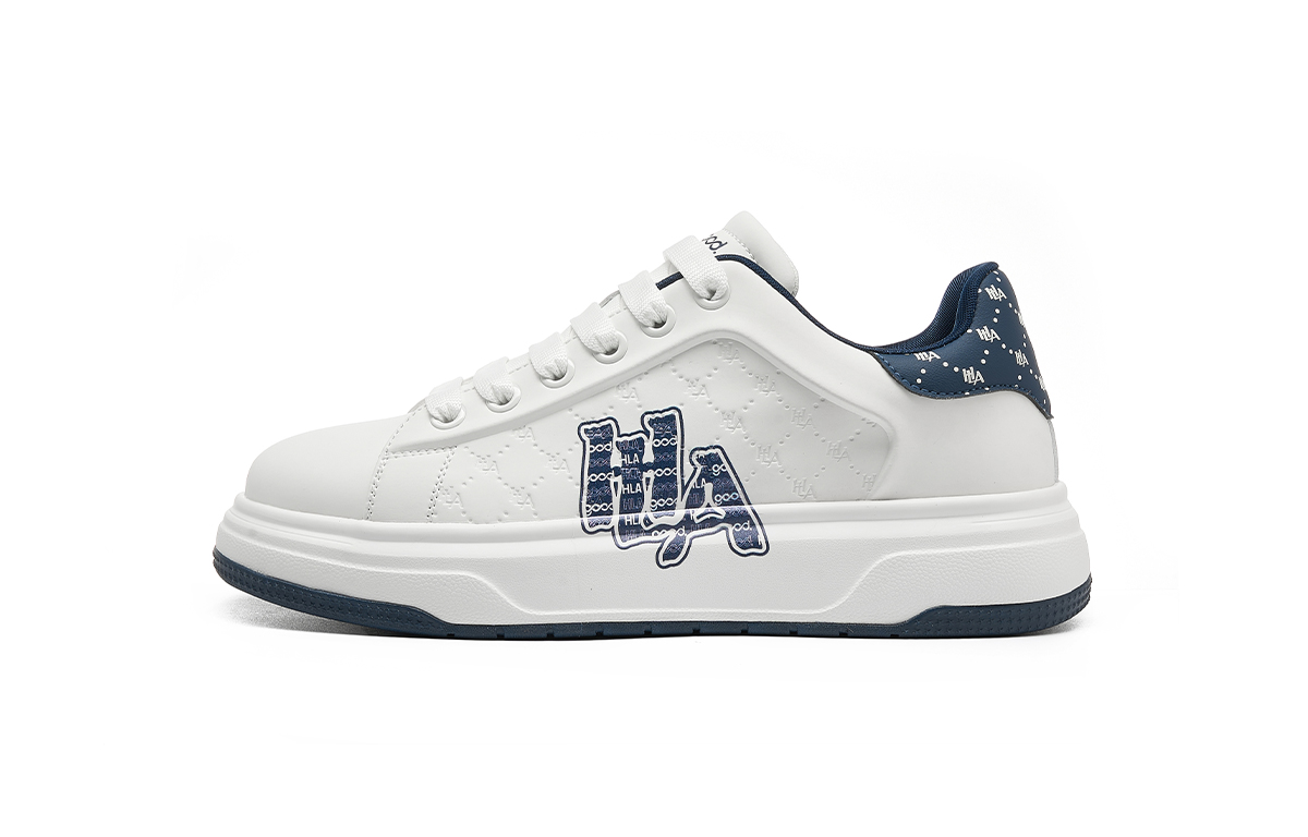 

Износостойкие низкие мужские кроссовки, увеличивающие рост HLA, White Blue