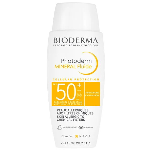 

СПФ 50+ Photoderm Mineral Fluide Spf 50 Bioderma, 75 g