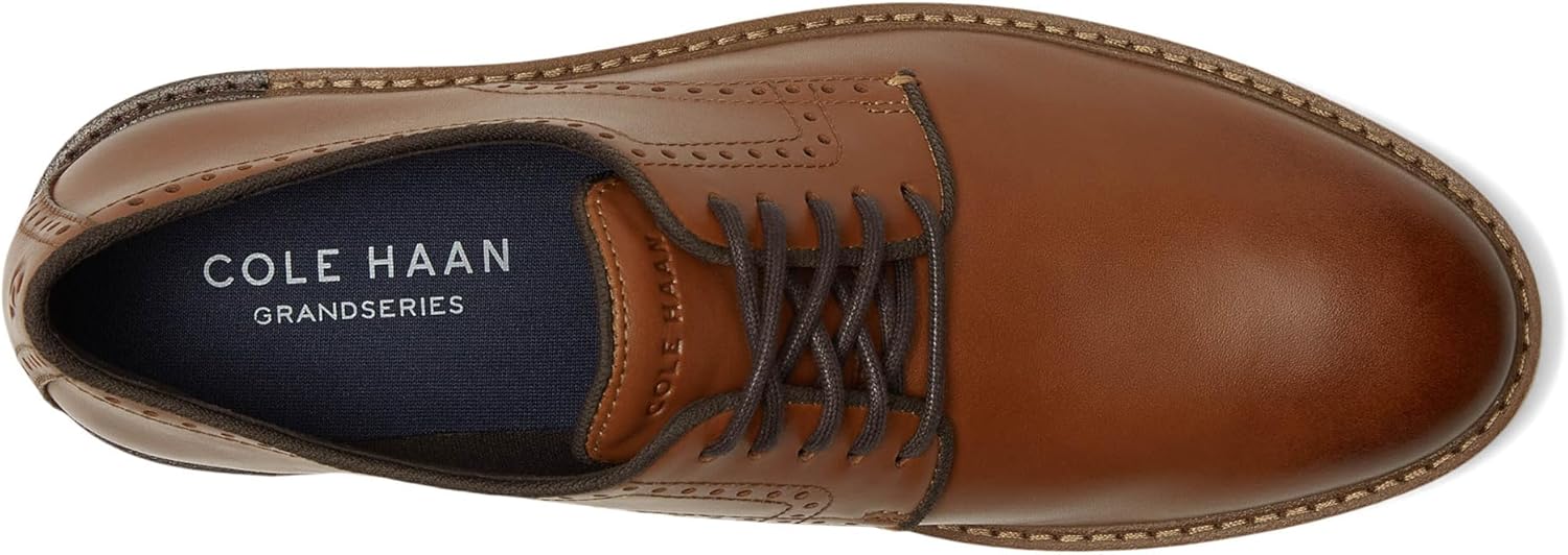 Мужские оксфорды Cole Haan Goto с гладким носком, British Tan — фото 3