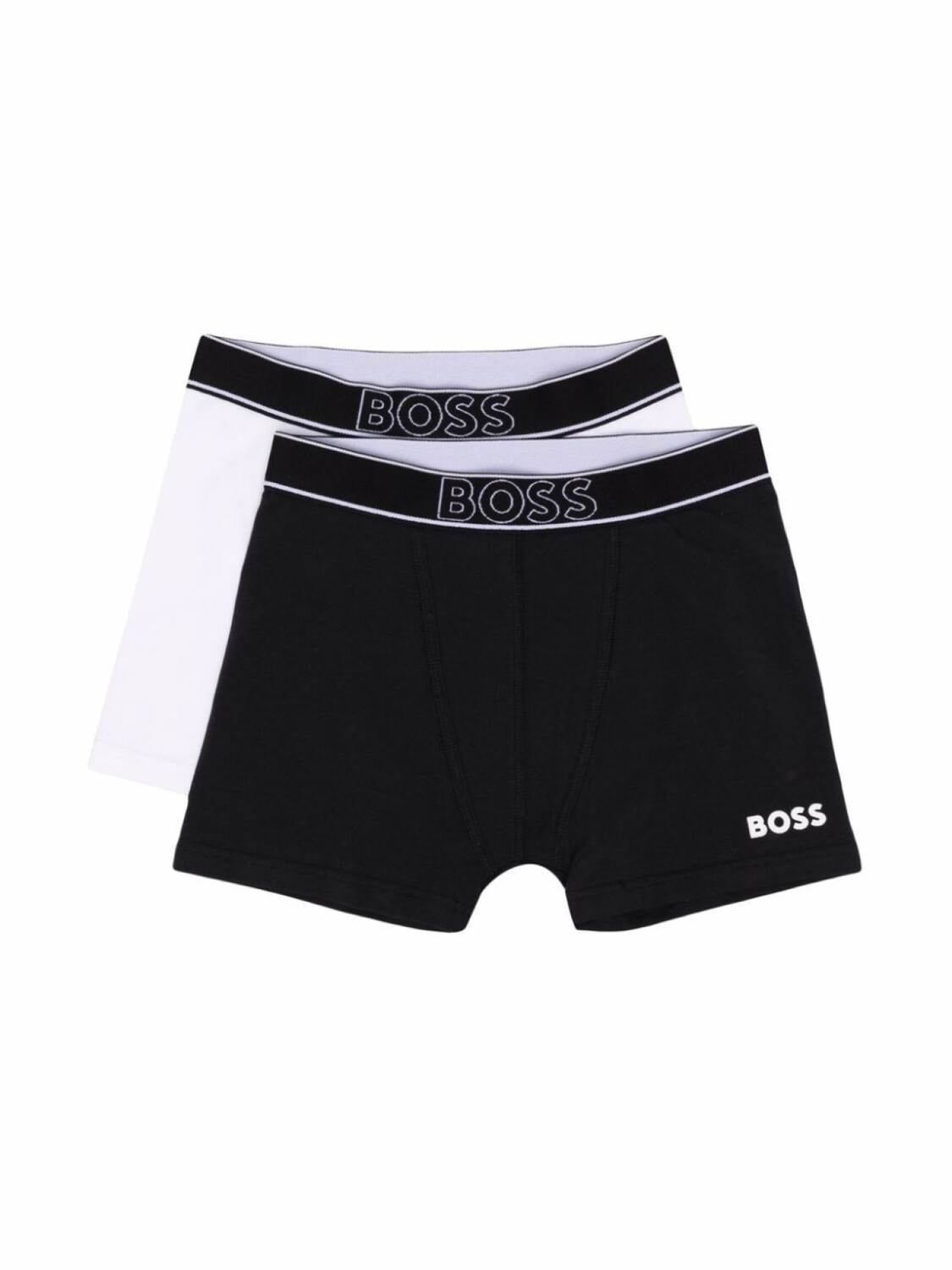 

Комплект из двух боксеров с логотипом BOSS Kidswear, белый