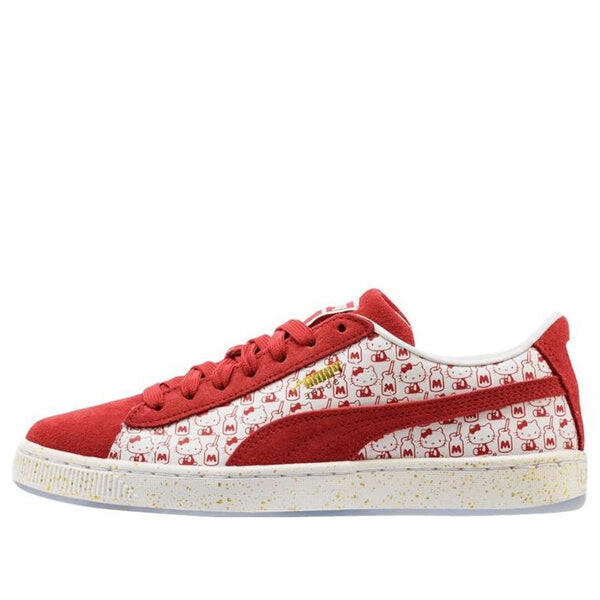 

Кроссовки hello kitty x suede classic 'bright red' Puma, красный