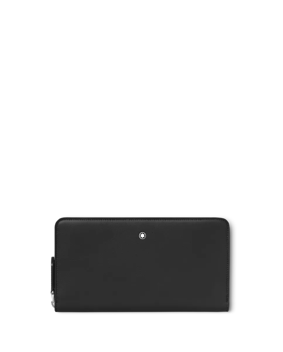 

Кошелек унисекс из черной кожи Montblanc, черный