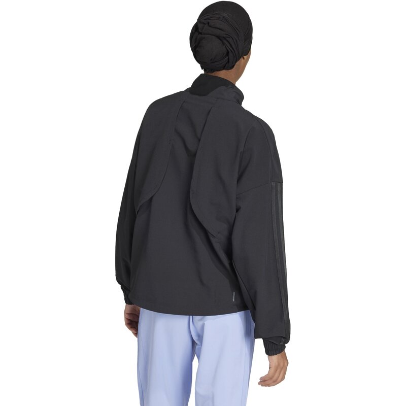 Rolli pacer all gym тональные тканые 3 полоски Adidas, черный — фото 3